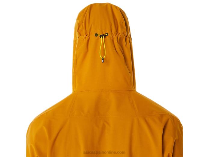 chaqueta impermeable hombre fujitrail Asics 4L68545 tormenta de arena