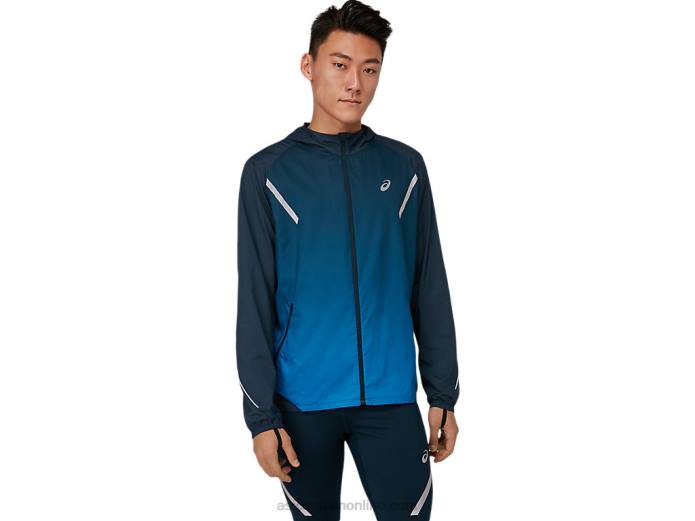 chaqueta lite-show de hombre Asics 4L681673 azul francés/azul eléctrico