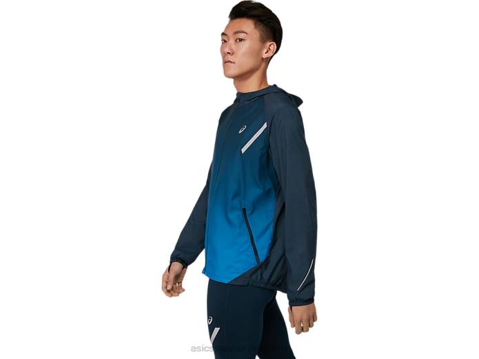 chaqueta lite-show de hombre Asics 4L681673 azul francés/azul eléctrico
