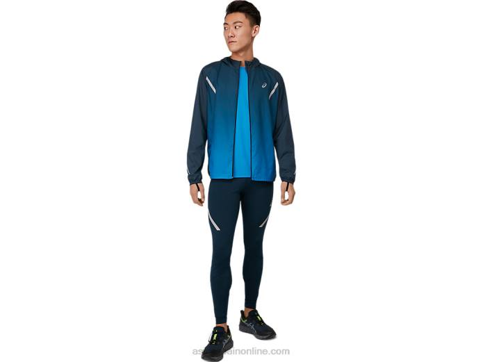 chaqueta lite-show de hombre Asics 4L681673 azul francés/azul eléctrico