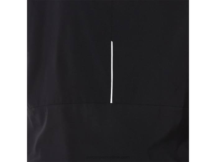 chaqueta lite-show de hombre Asics 4L68832 rendimiento negro/pino aterciopelado