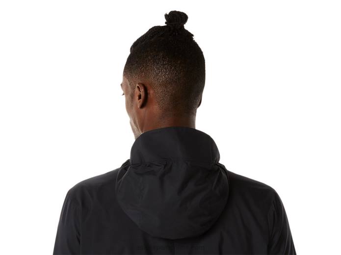 chaqueta lite-show de hombre Asics 4L68832 rendimiento negro/pino aterciopelado
