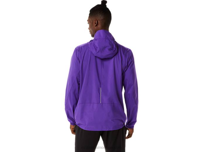 chaqueta lite-show de hombre Asics 4L68855 mermelada de uva/negro rendimiento