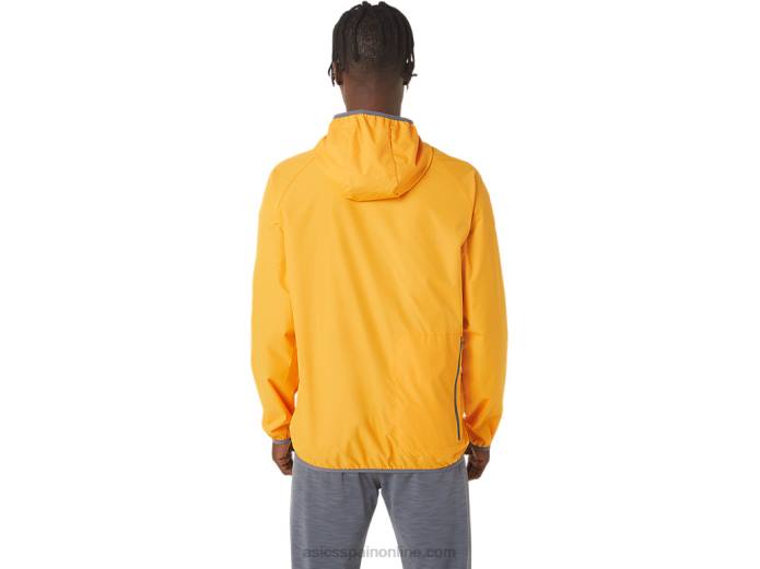 chaqueta plegable para hombre Asics 4L681043 ámbar/metrópolis