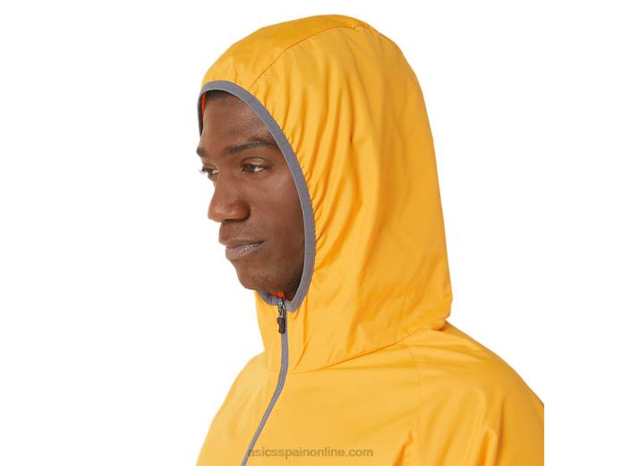 chaqueta plegable para hombre Asics 4L681043 ámbar/metrópolis