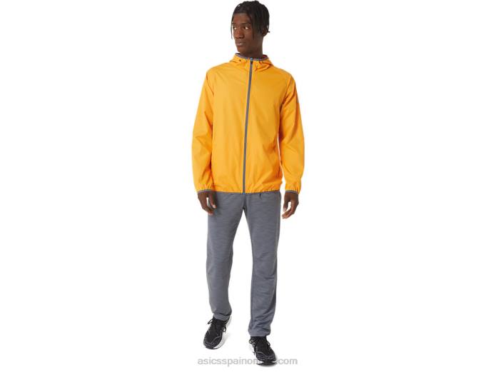 chaqueta plegable para hombre Asics 4L681043 ámbar/metrópolis