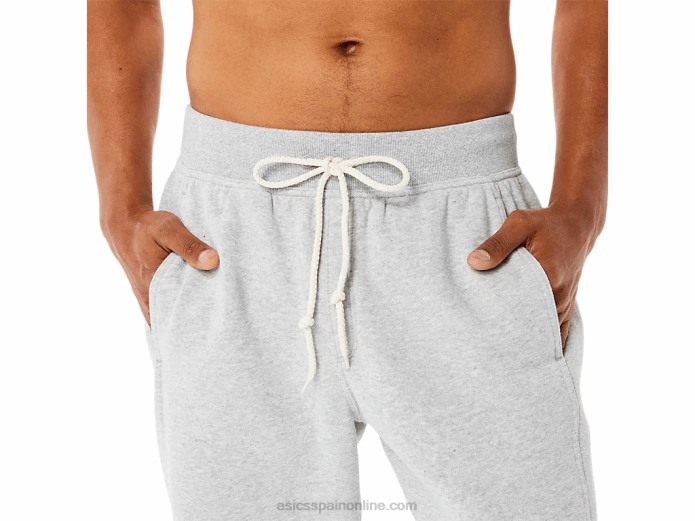 Jogger de polar Sunday para hombre Asics 4L681338 brezo gris claro