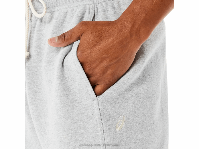 Jogger de polar Sunday para hombre Asics 4L681338 brezo gris claro