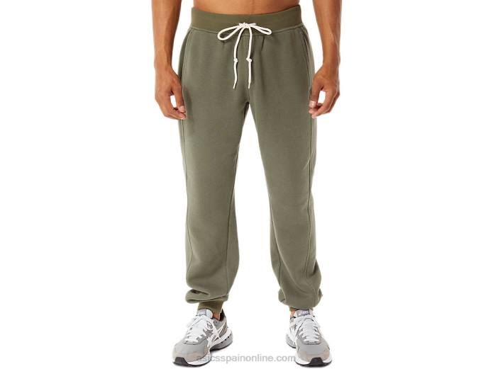 Joggers de felpa de m Sunday Sana Asics 4L68868 manto verde