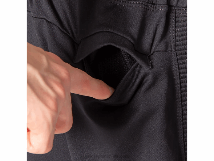 Pantalón cónico de polar Thermopolis para hombre Asics 4L682061 rendimiento negro