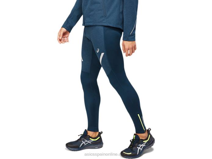 mallas de invierno lite-show para hombre Asics 4L681641 azul francés
