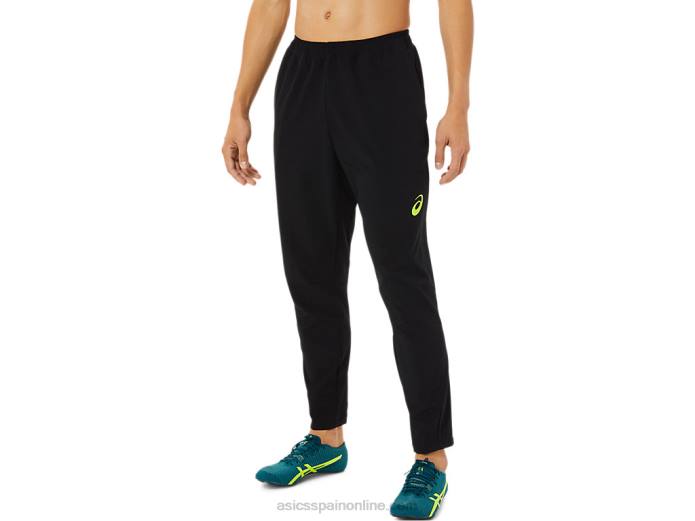 pantalón tejido elástico para hombre Asics 4L681448 rendimiento negro