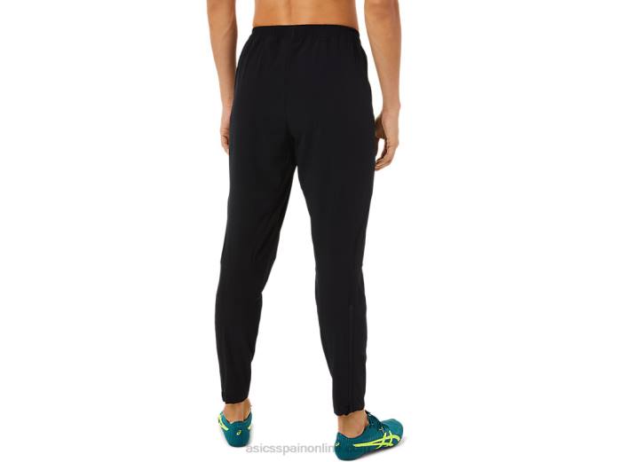 pantalón tejido elástico para hombre Asics 4L681448 rendimiento negro