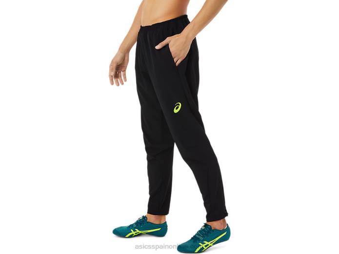 pantalón tejido elástico para hombre Asics 4L681448 rendimiento negro