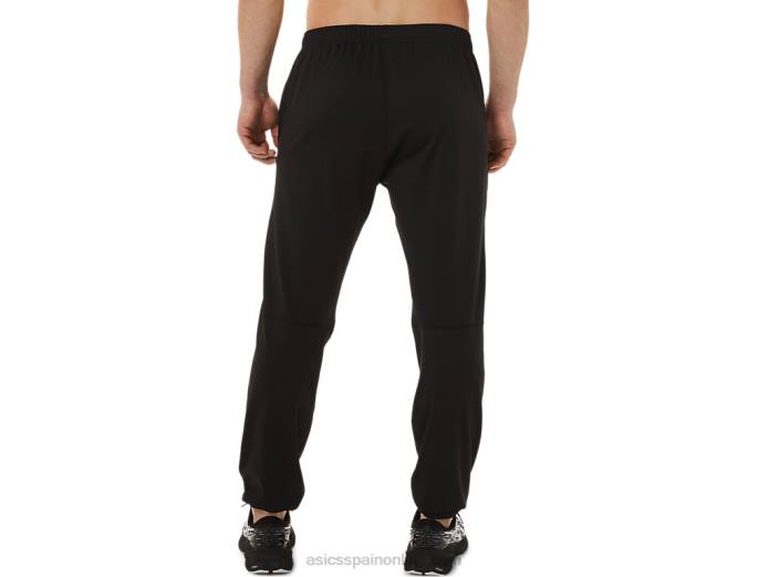 pantalones de hombre de punto cepillado Asics 4L68750 rendimiento negro