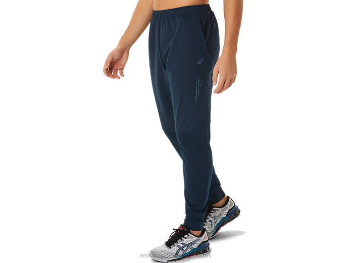 pantalones híbridos de hombre Asics 4L681431 azul francés