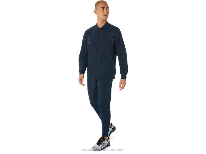 pantalones híbridos de hombre Asics 4L681431 azul francés