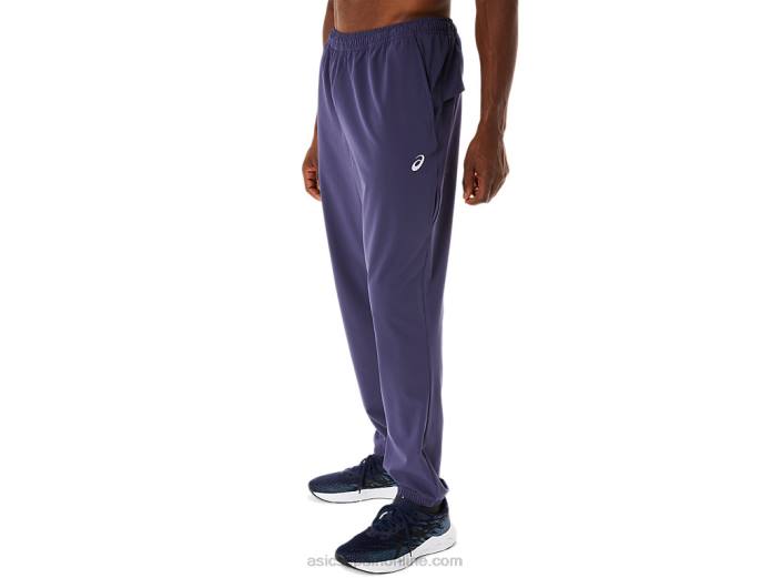 pantalones tejidos ventilados actibreeze para hombre Asics 4L68267 niebla índigo