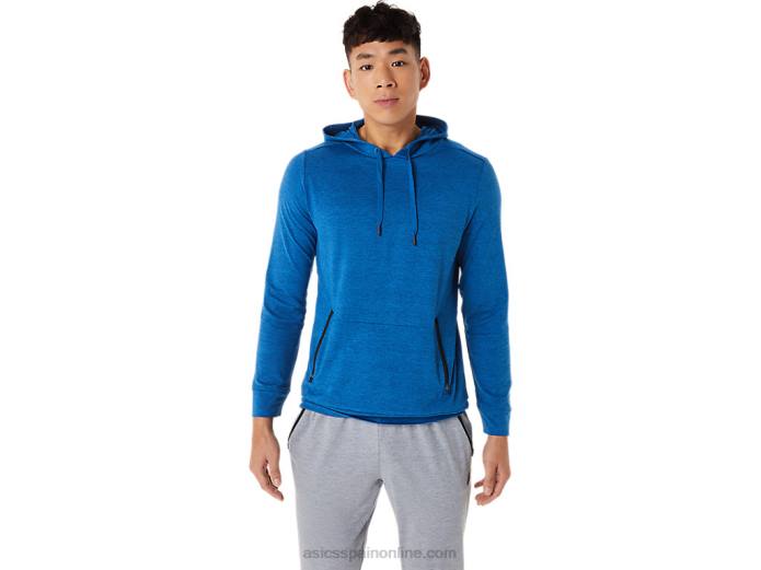 sudadera con capucha de tecnología para hombre Asics 4L681420 lago drive brezo