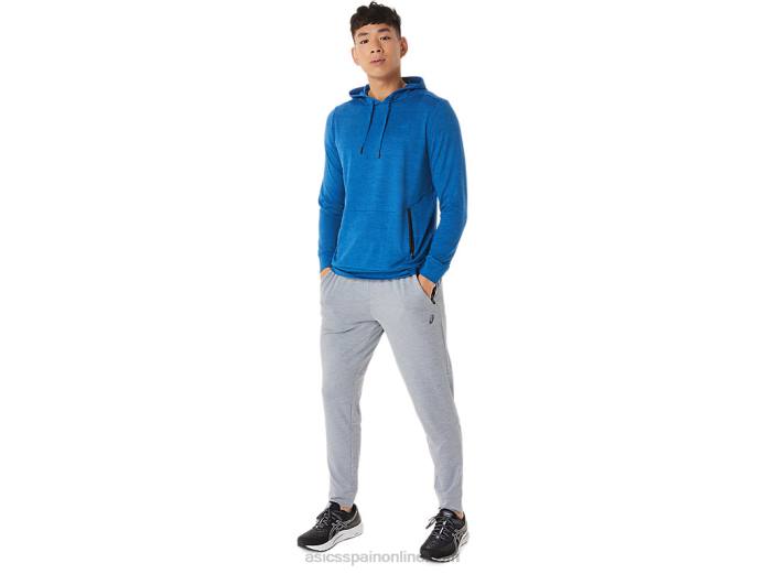 sudadera con capucha de tecnología para hombre Asics 4L681420 lago drive brezo