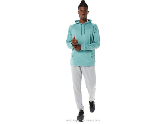 sudadera con capucha de tecnología para hombre Asics 4L681569 brezo sabio