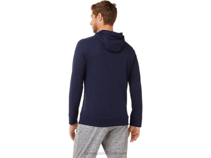 sudadera con capucha de tecnología para hombre Asics 4L682028 brezo chaquetón
