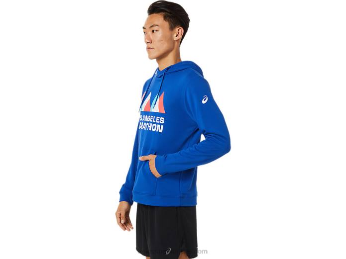 sudadera con capucha lam para hombre Asics 4L681618 equipo real
