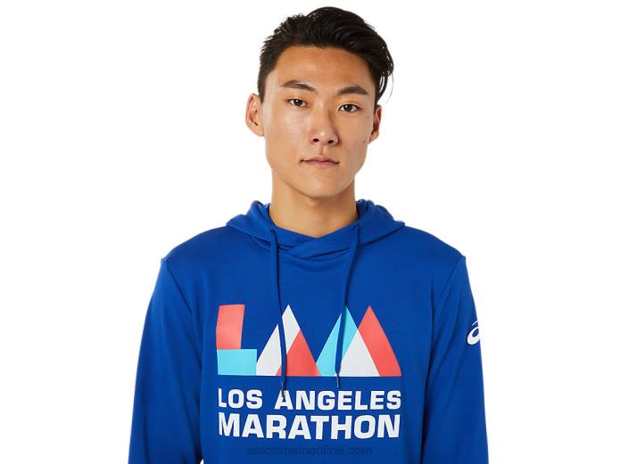 sudadera con capucha lam para hombre Asics 4L681618 equipo real