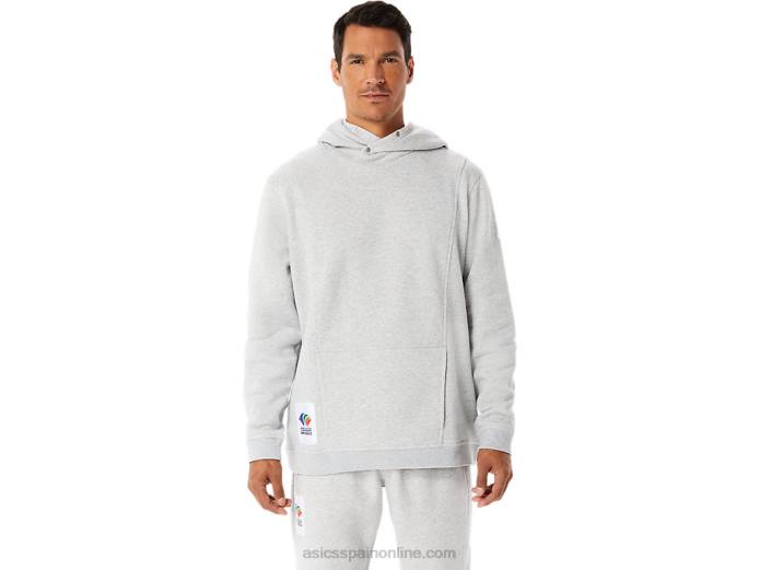 sudadera con capucha m sunday polar wch Asics 4L681284 brezo gris claro