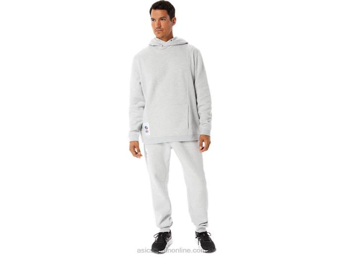 sudadera con capucha m sunday polar wch Asics 4L681284 brezo gris claro