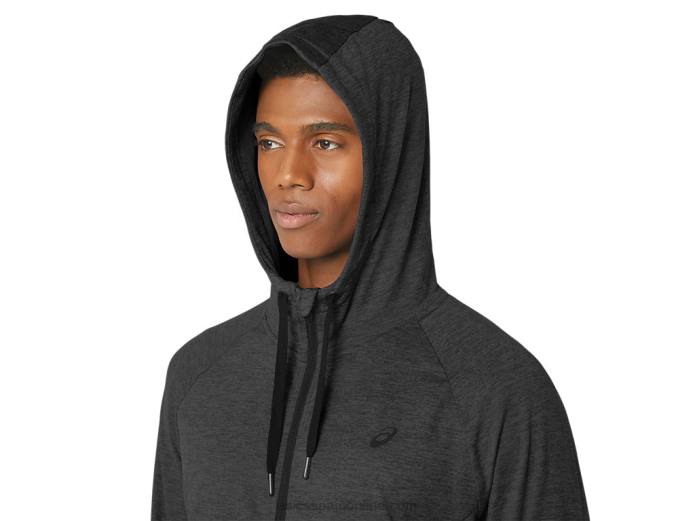 sudadera con capucha tech fz 2.0 para hombre Asics 4L68303 tinte espacial gris grafito