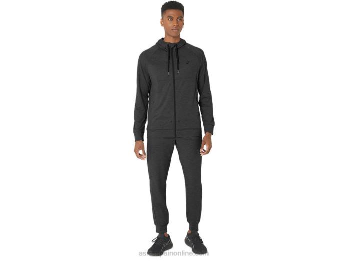 sudadera con capucha tech fz 2.0 para hombre Asics 4L68303 tinte espacial gris grafito