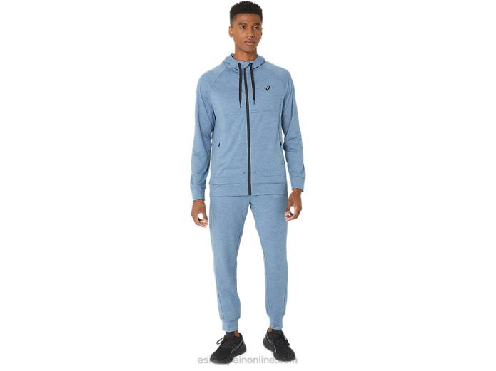 sudadera con capucha tech fz 2.0 para hombre Asics 4L6844 tinte espacial azul acero