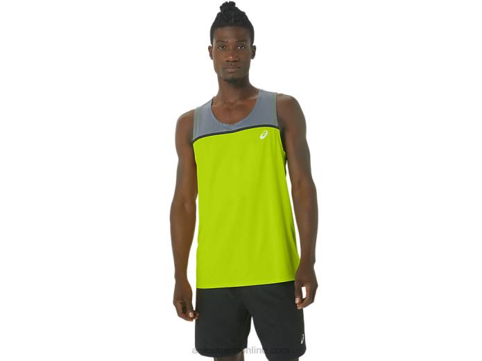 camiseta pr lyte hombre Asics 4L6841 cáscara de limón