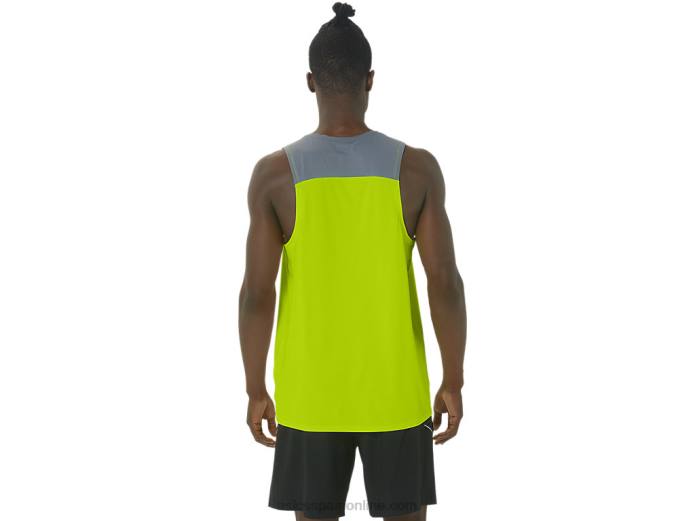 camiseta pr lyte hombre Asics 4L6841 cáscara de limón