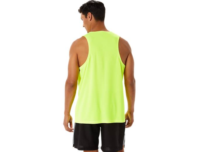 camiseta sin mangas ready-set ii wch para hombre Asics 4L681290 amarillo de seguridad