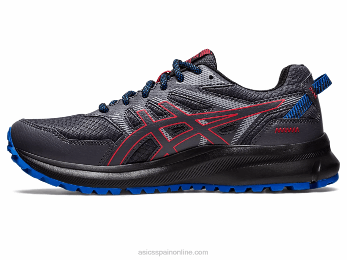 explorador de senderos 2 Asics 4L68390 gris portador/rojo eléctrico