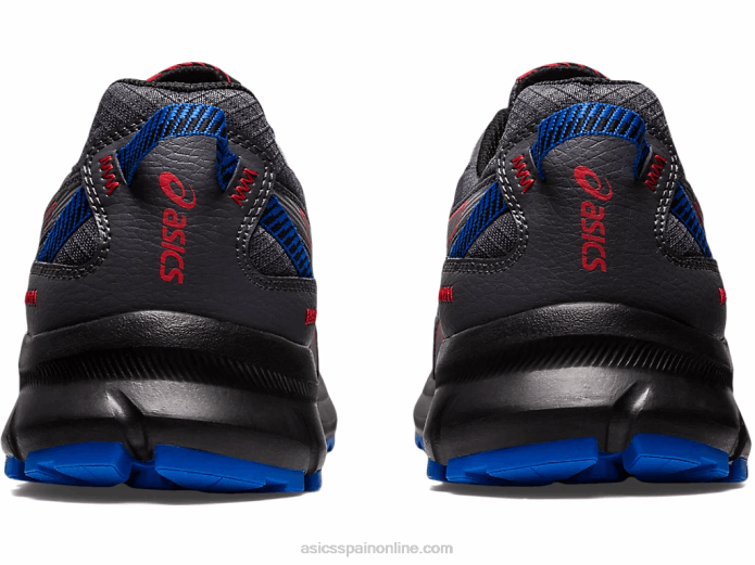 explorador de senderos 2 Asics 4L68390 gris portador/rojo eléctrico