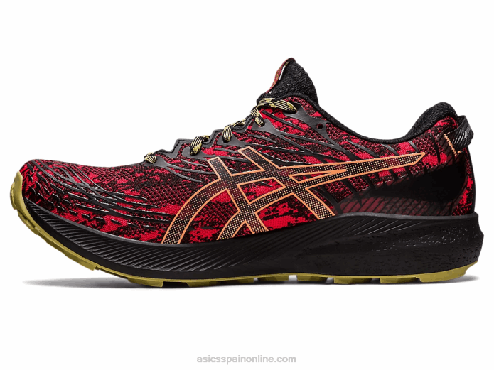 fuji lite 3 Asics 4L68620 rojo eléctrico/negro