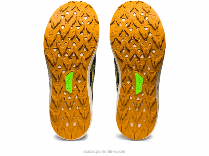 fuji lite 3 Asics 4L68624 tinta verde azulado/amarillo dorado