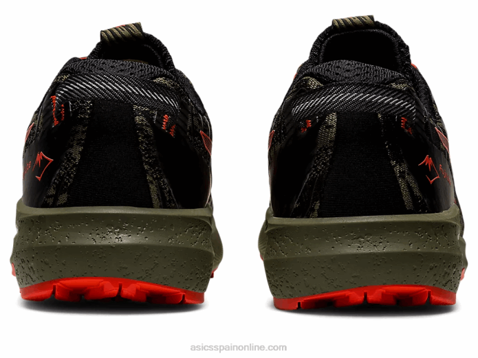 fuji lite 3 Asics 4L68735 manto verde/tomate cherry