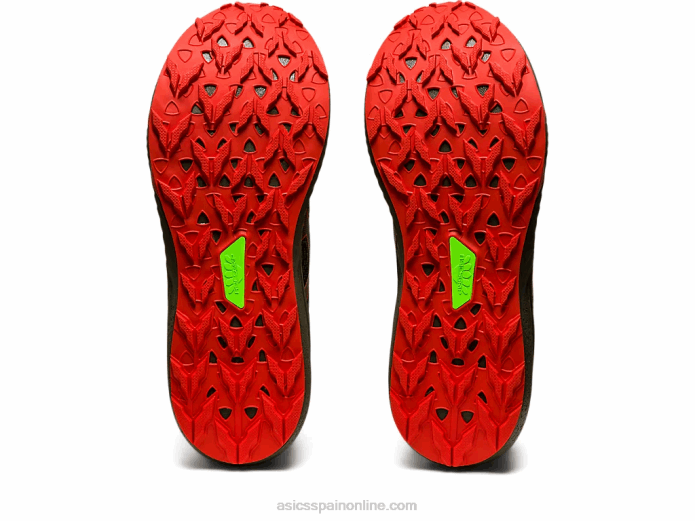 fuji lite 3 Asics 4L68735 manto verde/tomate cherry