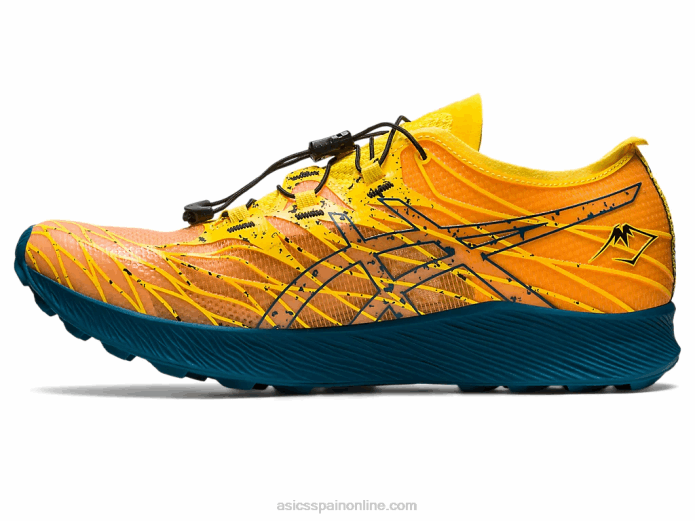 fujivelocidad Asics 4L68636 amarillo dorado/verde azulado tinta