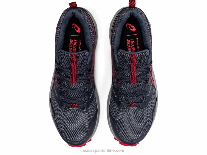 gel-sonoma 6 Asics 4L681777 gris portador/rojo eléctrico