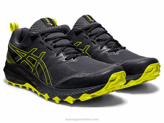 gel-trabuco 9 Asics 4L682008 gris portador/yuzu agrio