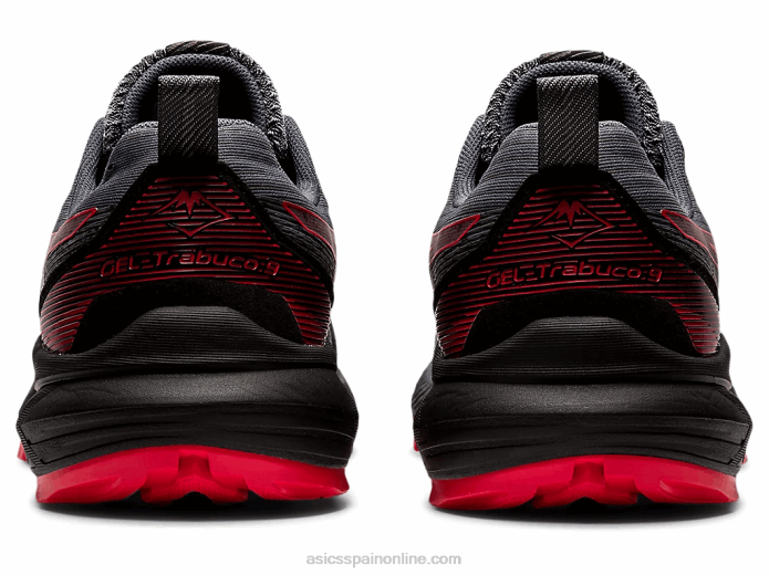 gel-trabuco 9 Asics 4L68670 gris portador/rojo eléctrico