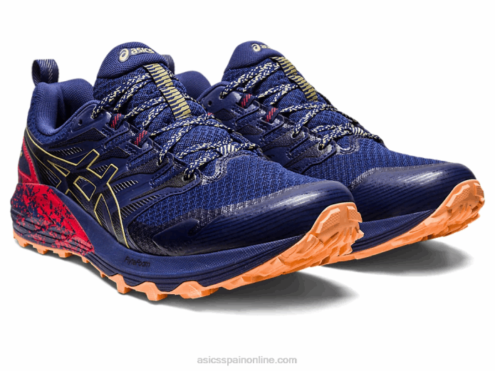 gel-trabuco terra Asics 4L68637 azul índigo/aceite de oliva