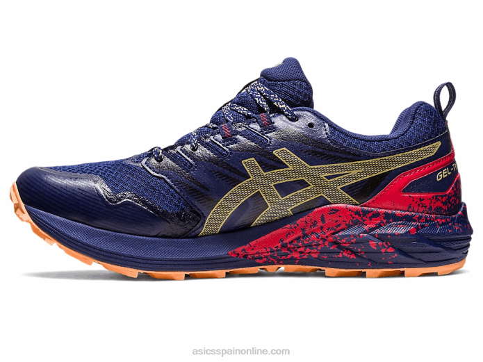 gel-trabuco terra Asics 4L68637 azul índigo/aceite de oliva
