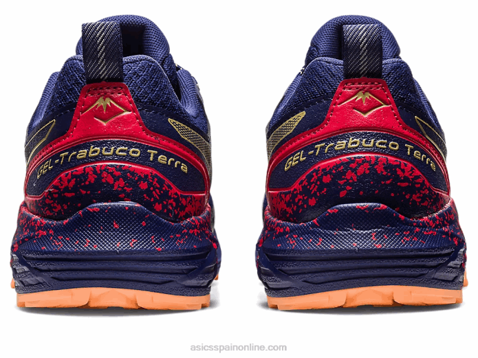 gel-trabuco terra Asics 4L68637 azul índigo/aceite de oliva