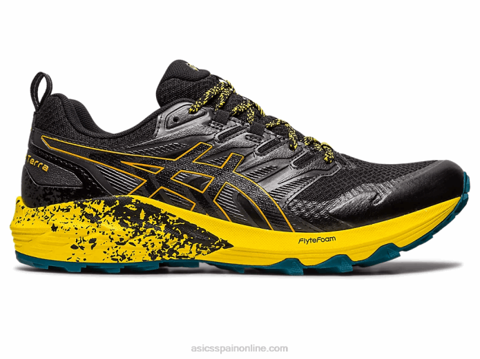 gel-trabuco terra Asics 4L68640 negro/tormenta de arena